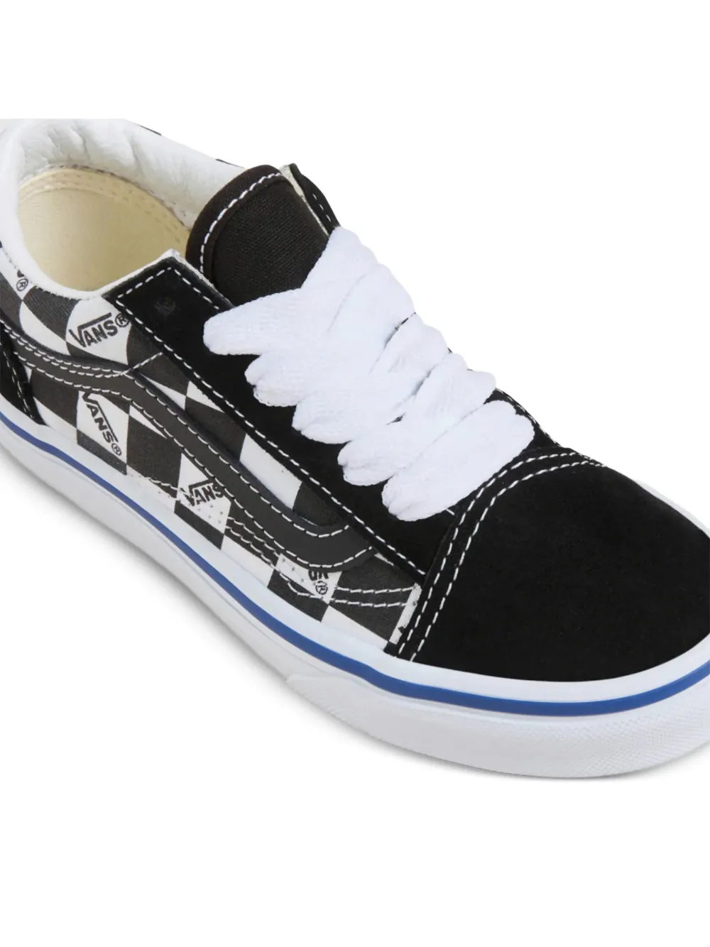 Vans Kids Geruite sneakers Zwart