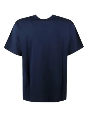 VERSACE ロコフリントクルネックTシャツ 10116941A08584 1B000 I ♡ バロック スモール ペット Tシャツ ブラック,プリント