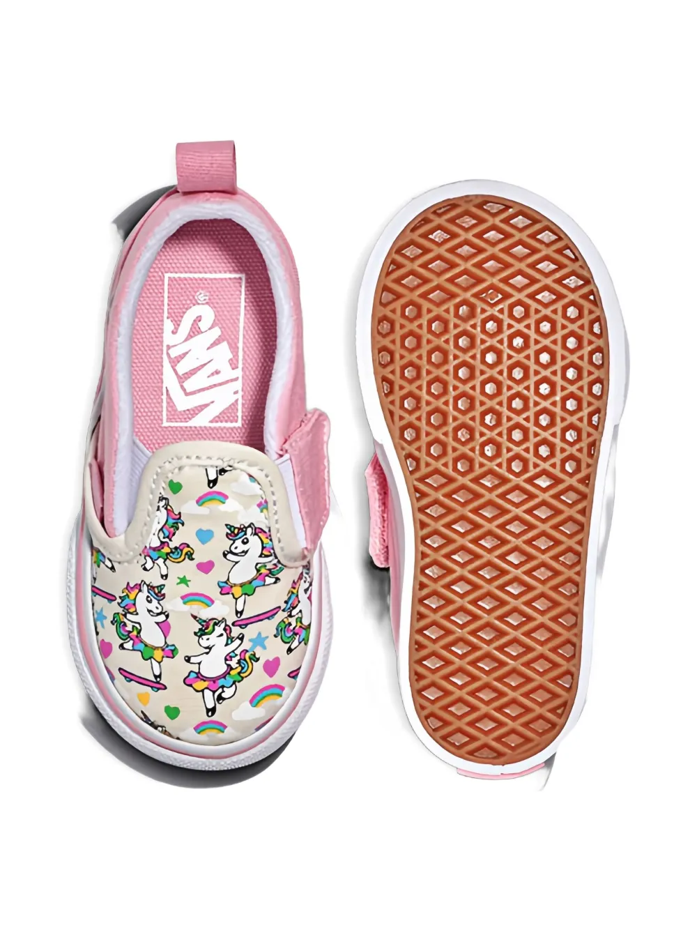 Vans Kids unicorn print trainers Roze
