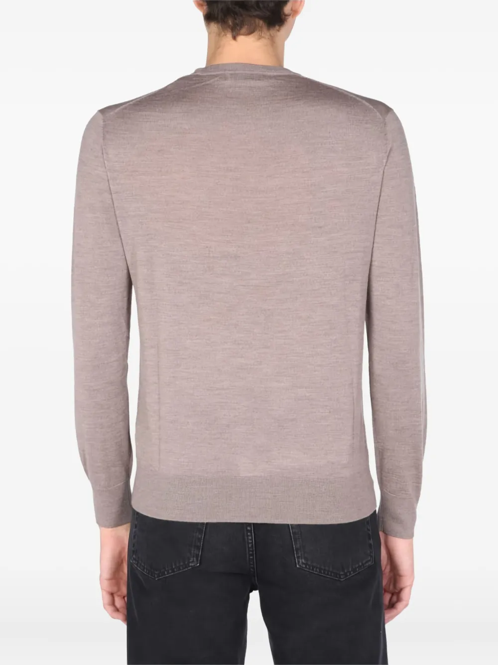 Ballantyne crew-neck wool sweater Grijs