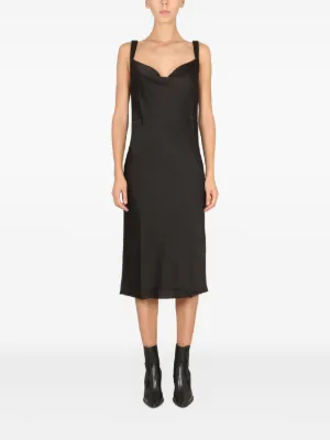 By Malene Birger Libbie lace-insert Maxi Dress | Black | FARFETCH