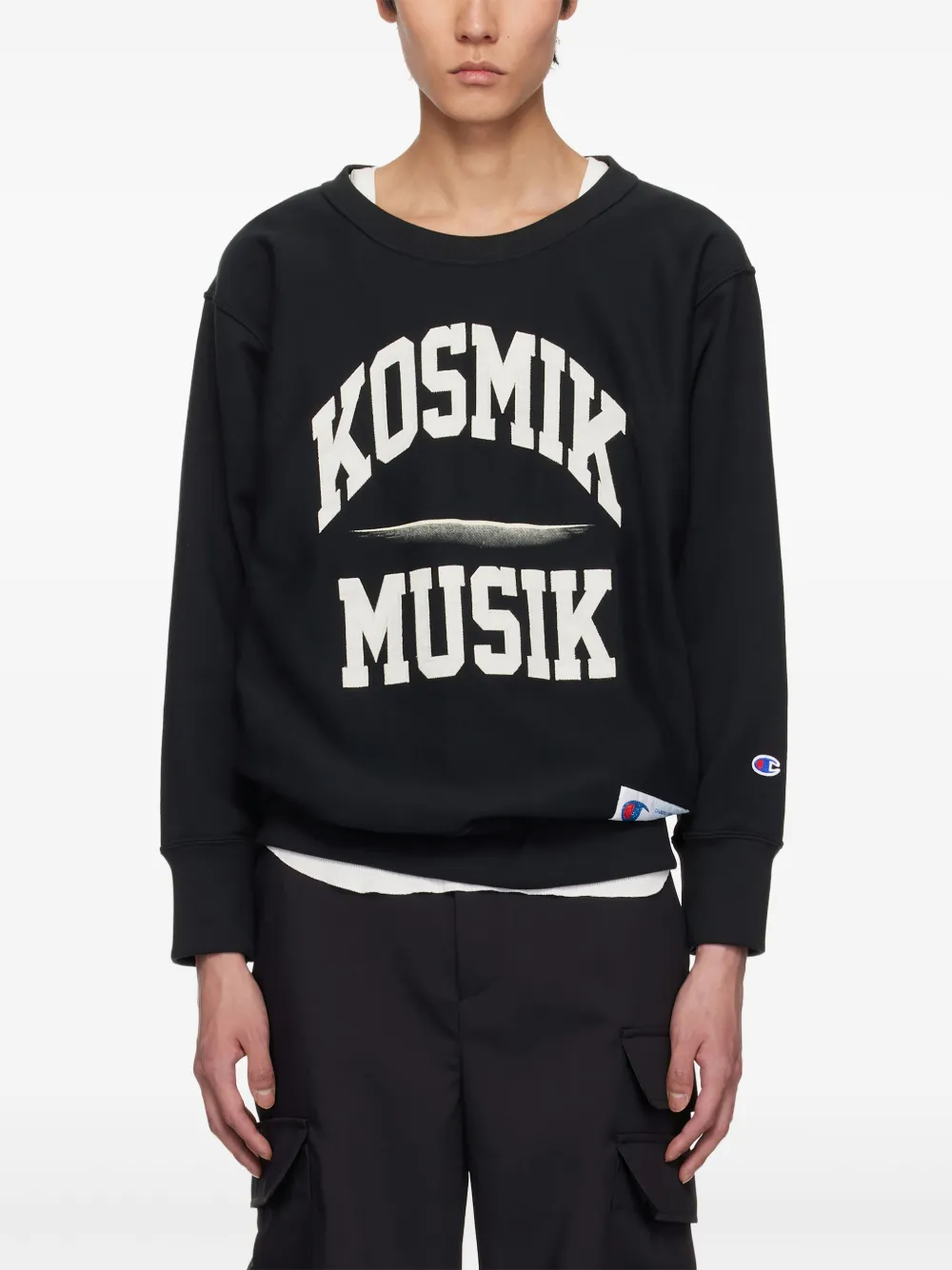 Undercover slogan-print sweatshirt | negro | Image 1