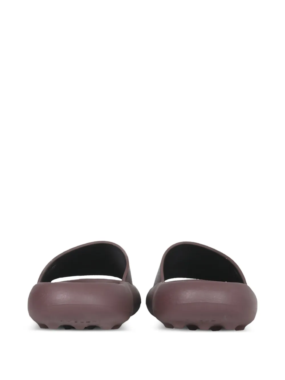 AMBUSH logo-embossed flat sandals Brown