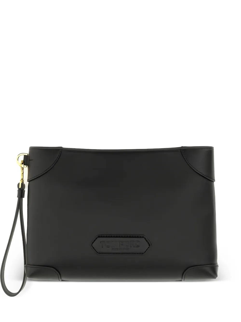 TOM FORD leather clutch bag Zwart