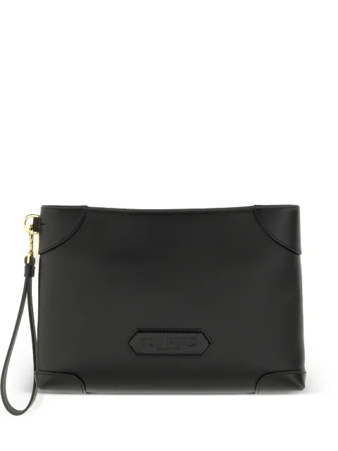 TOM FORD leather clutch bag