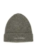 and Wander ribbed-kint beanie - Grey