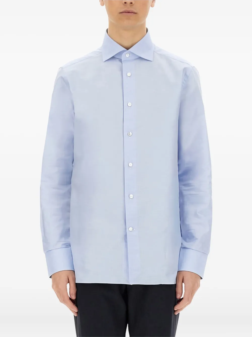Zegna Trophy button-up shirt | Blue | Image 1