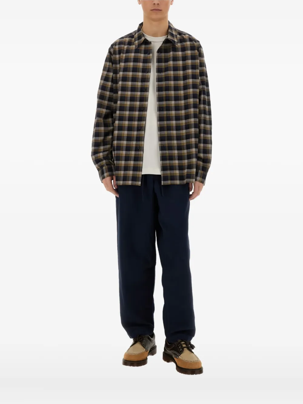 Ymc You Must Create Bb Checked Button-up Shirt In Multi