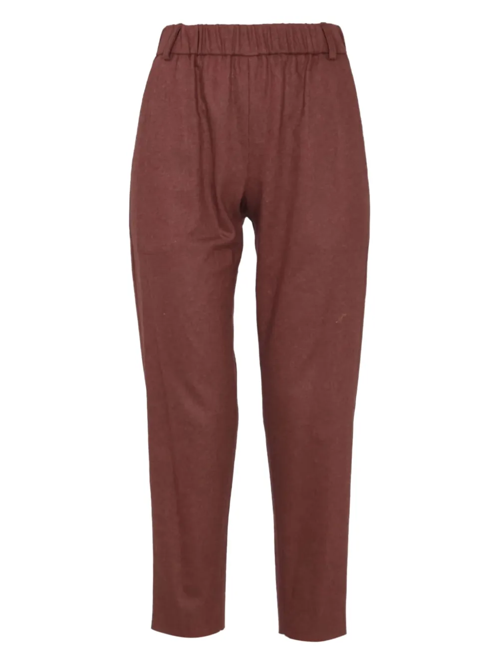 Alysi elastic-waistband pocket trousers Bruin
