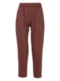 Alysi elastic-waistband pocket trousers - Brown