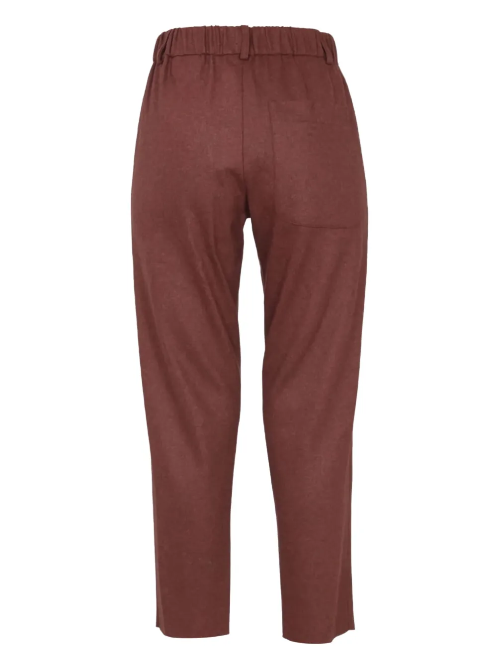 Alysi elastic-waistband pocket trousers Bruin