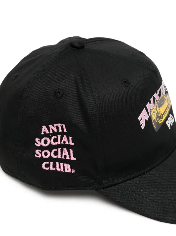 【新品】ANTI SOCIAL SOCIAL CLUB キャップ 黒 ロゴ Anti Social Social Club Kaburosai Cap Black - FW22 - US