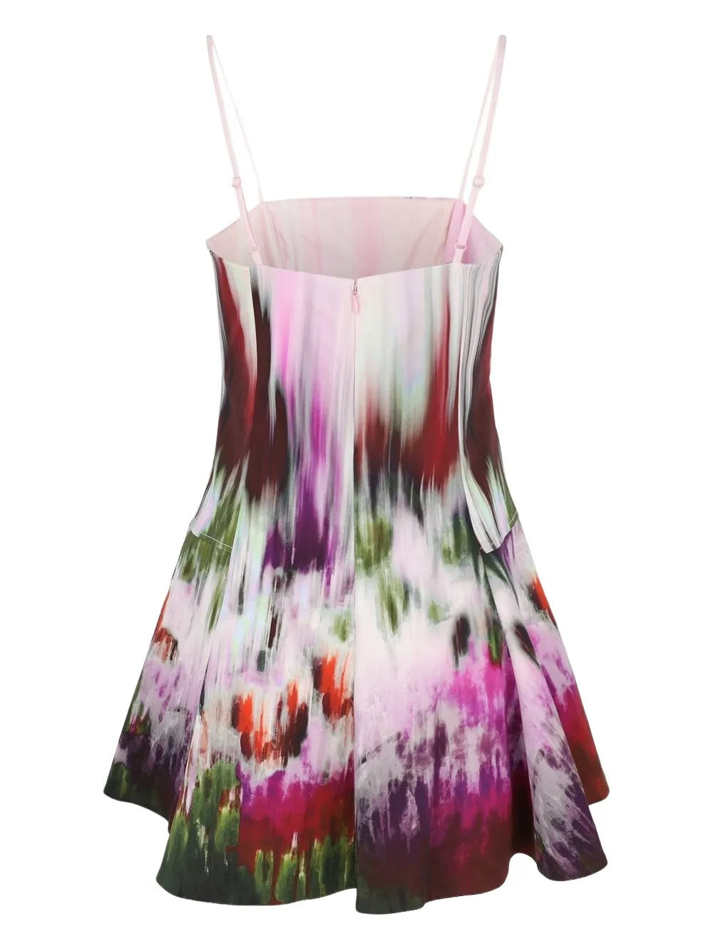 Simkhai floral-print skater mini dress - Roze