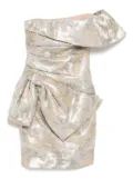 Saiid Kobeisy brocade short dress - Grey