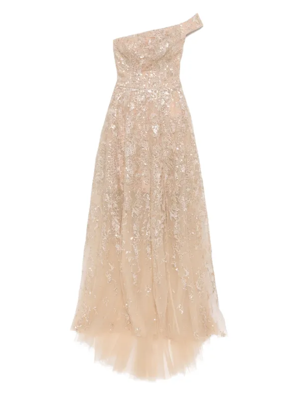 premium embroidered dresses for weddings Off-shoulder Sequin Embroidered Mini Dress – CHICIDA