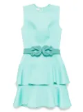 Saiid Kobeisy ruffled mini dress - Green