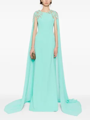 オールインワン・サロペット Saiid Kobeisy Jersey Pleated Long Dress Jersey pleated long dress – Saiid Kobeisy Online