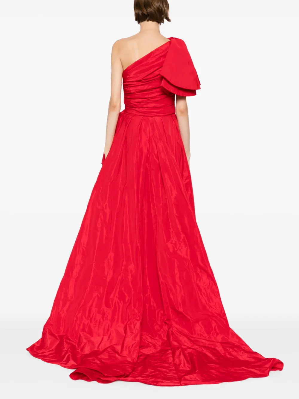 Saiid Kobeisy Taffeta jurk Rood