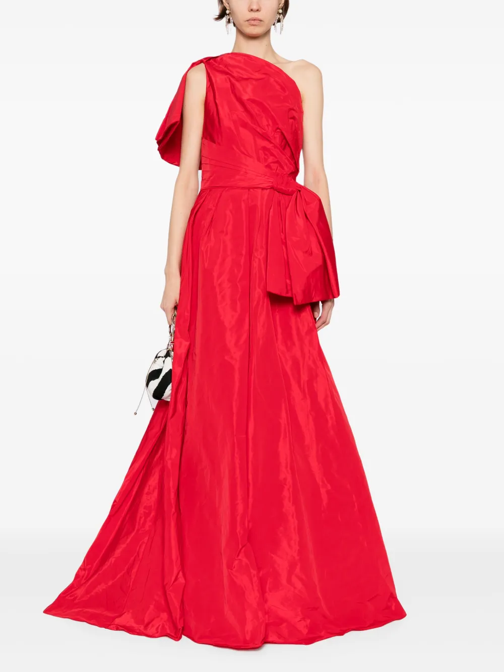 Saiid Kobeisy Taffeta jurk - Rood