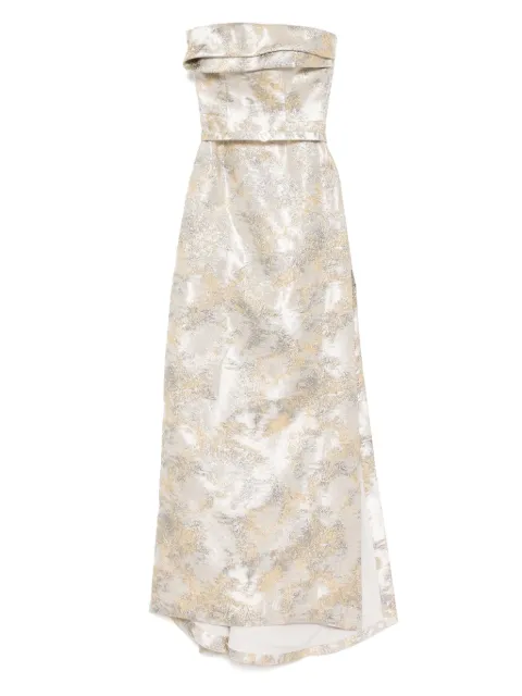 Saiid Kobeisy brocade long dress
