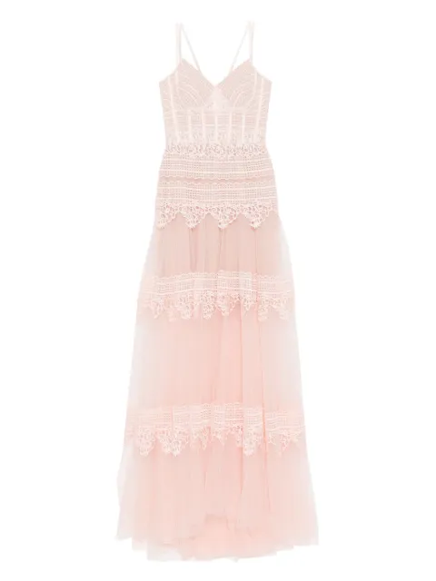 Saiid Kobeisy lace long dress