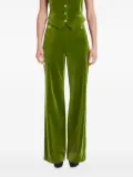 Temperley London Clove velvet trousers - Green