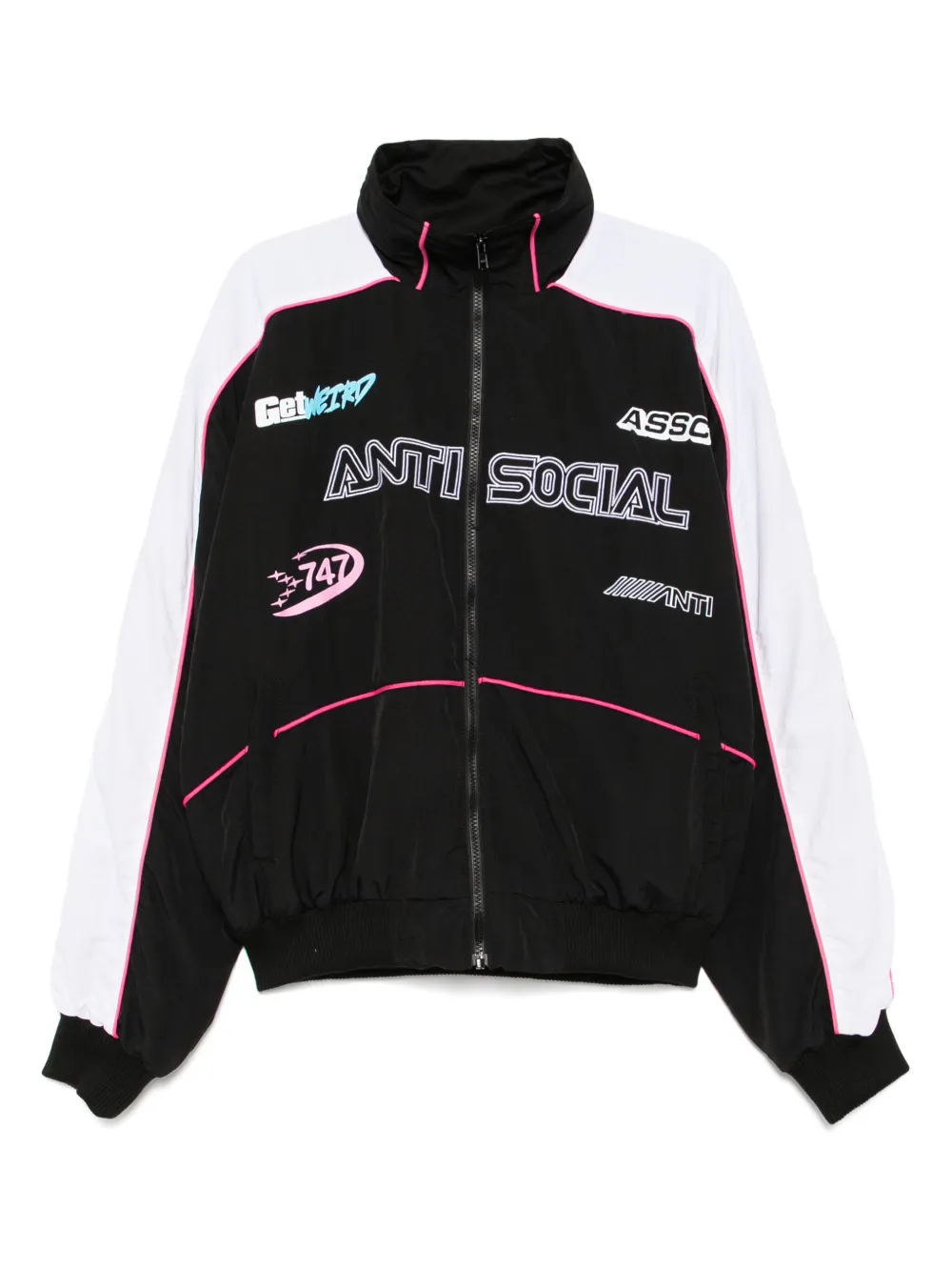 Anti Social Social Club Racing トラックジャケット - ブラック Anti Social Social Club Racing トラックジャケット - ブラック