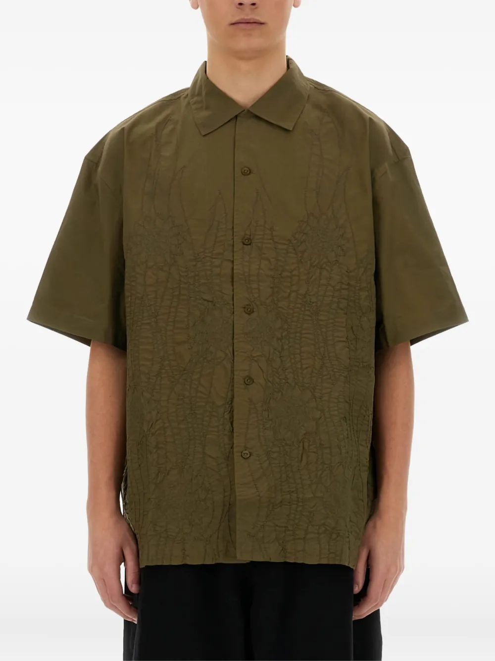 Ciders embroidered short-sleeves shirt