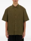 YMC Ciders embroidered short-sleeves shirt - Green