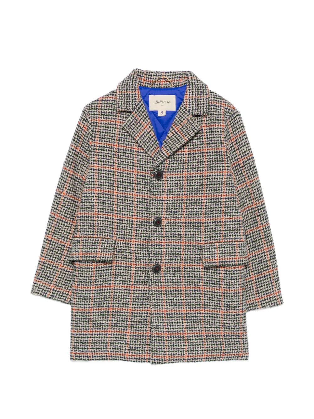 Bellerose Charles check-pattern coat - Toni neutri