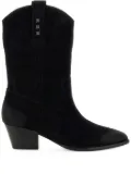 Ash suede studded ankle boots - Black