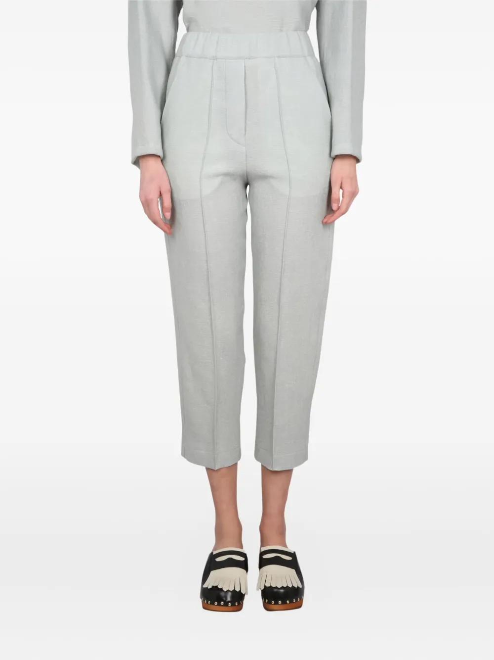 Alysi cropped trousers Grijs
