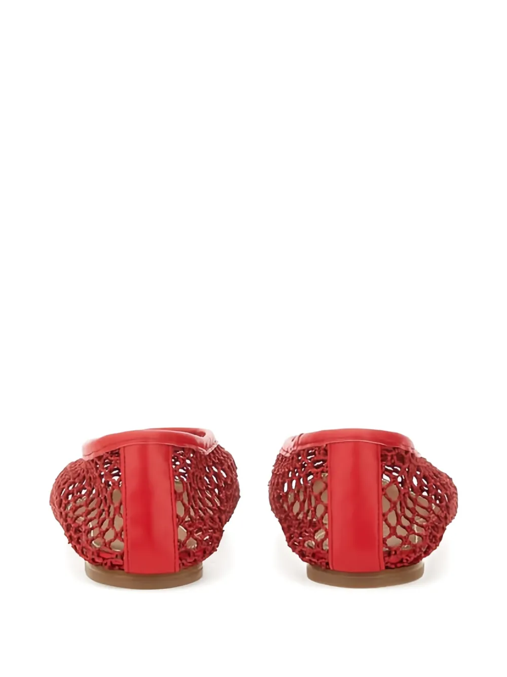 STAUD cut-out flat sandals Red