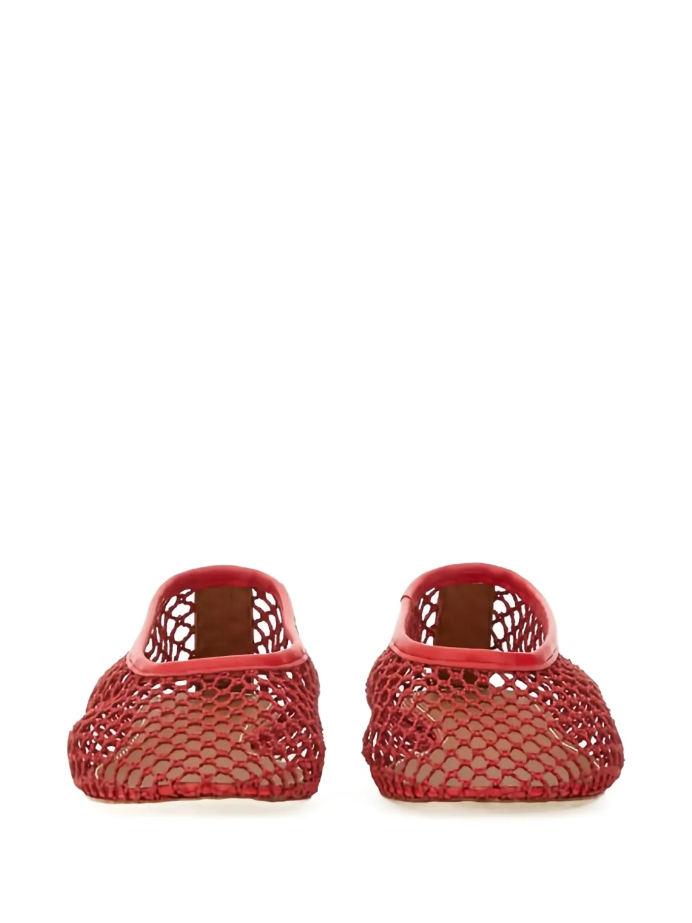 STAUD cut-out flat sandals Red