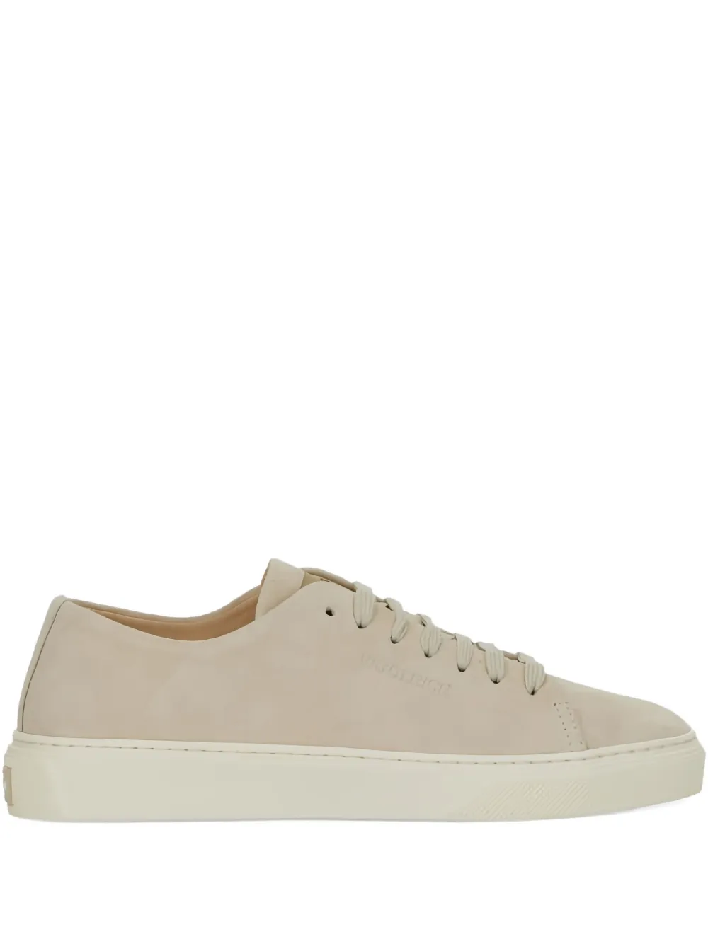 leather low-top sneakers