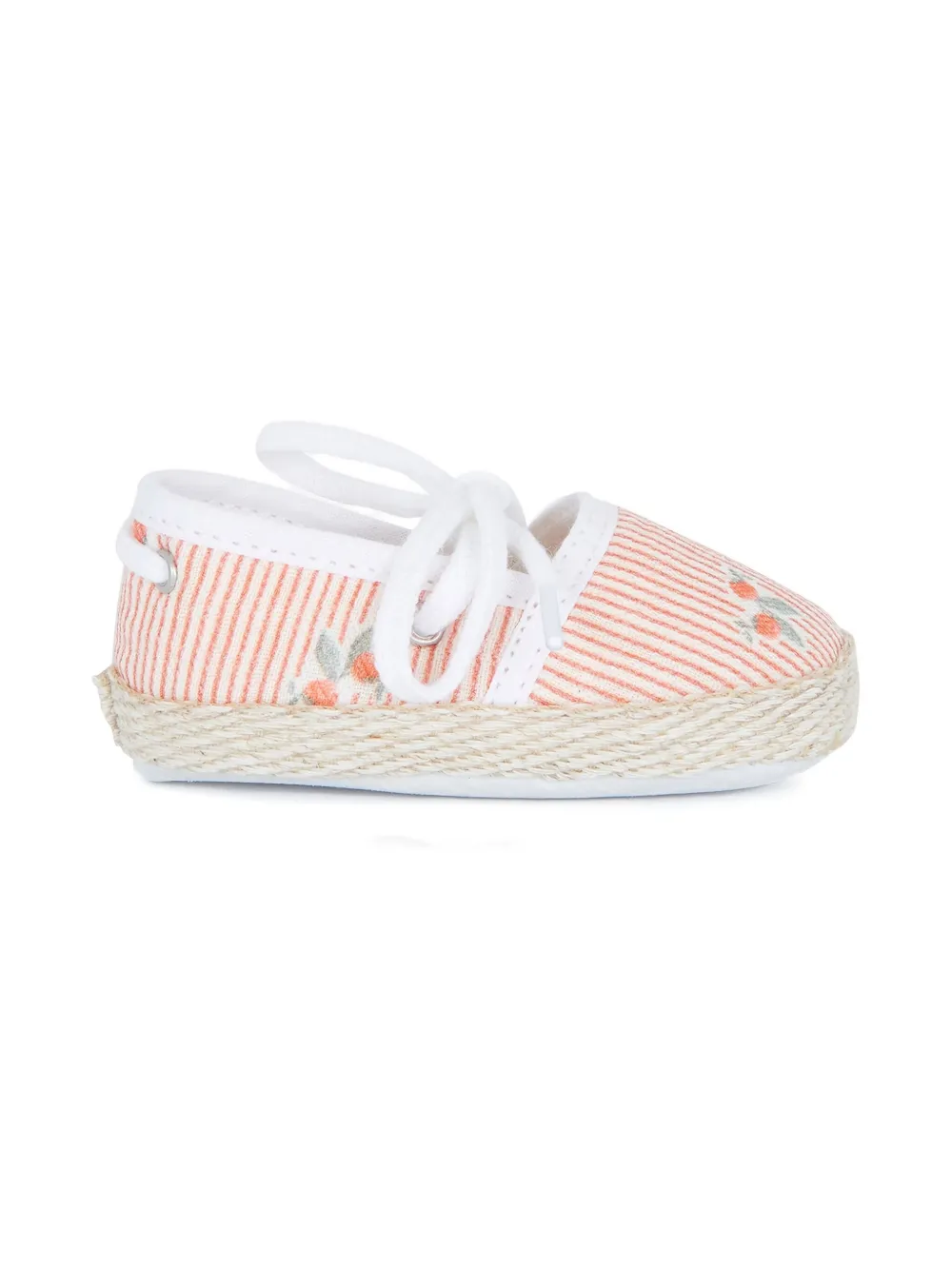 Tartine Et Chocolat striped embroidered espadrilles - Oranje