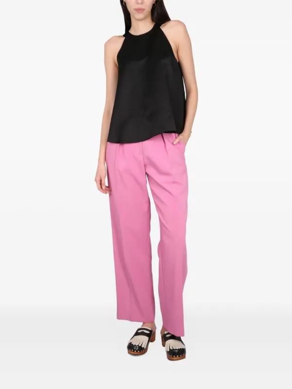 パンツ Alysi Trousers Alysi pleated-front Trousers | ピンク | FARFETCH JP