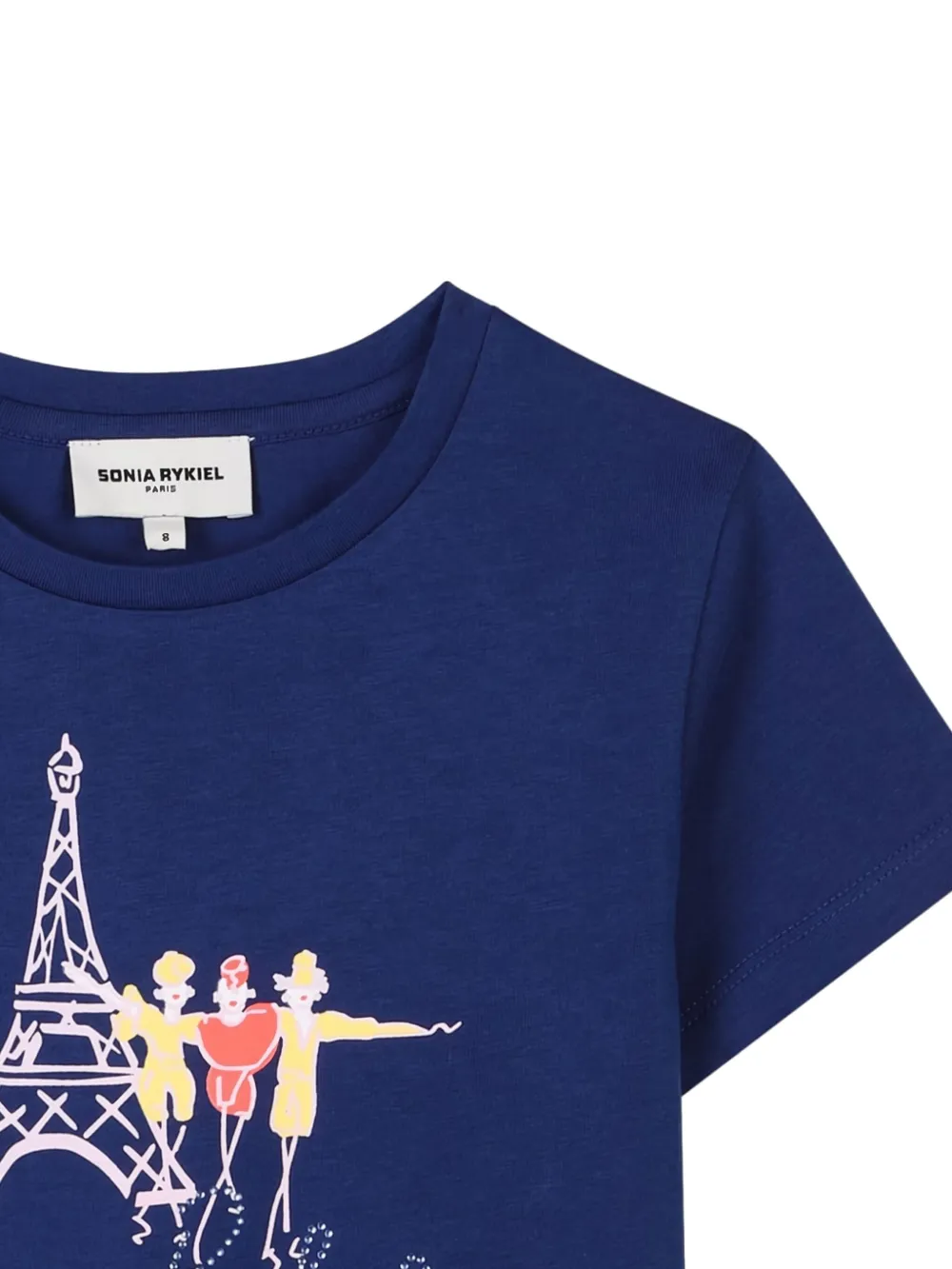 SONIA RYKIEL ENFANT T-shirt met logoprint Blauw