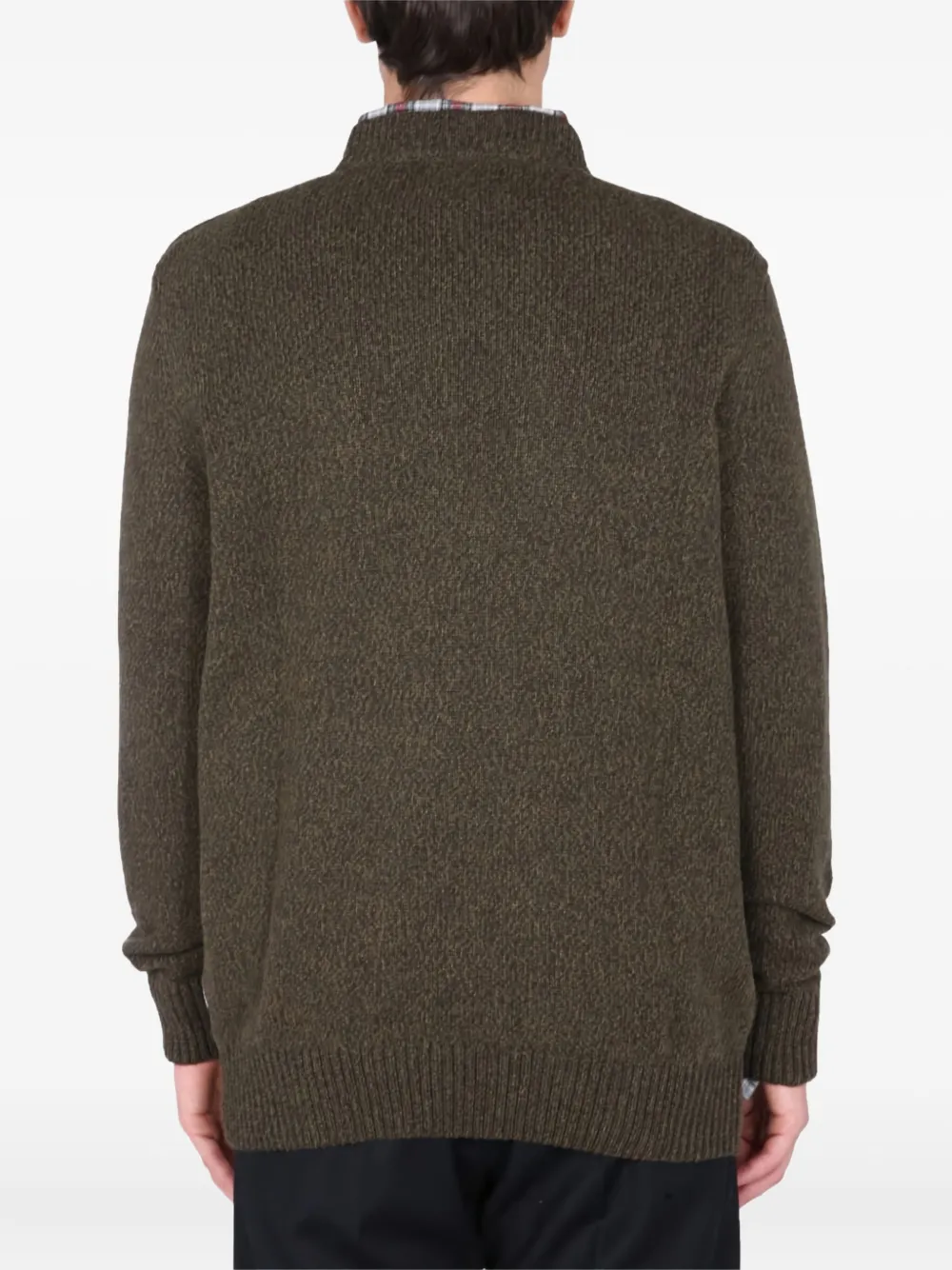Barbour crew-neck sweater Groen