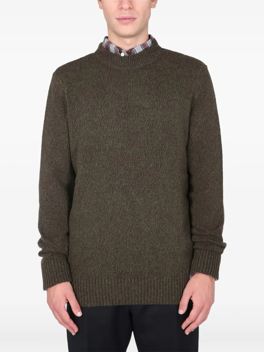Barbour crew-neck sweater Groen