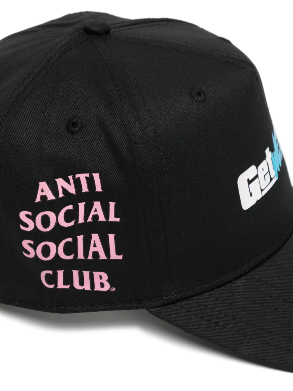 Anti Social Social Club Get Weird Sponsor pet - Zwart