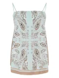 Hemant And Nandita paisley-print top - Blue