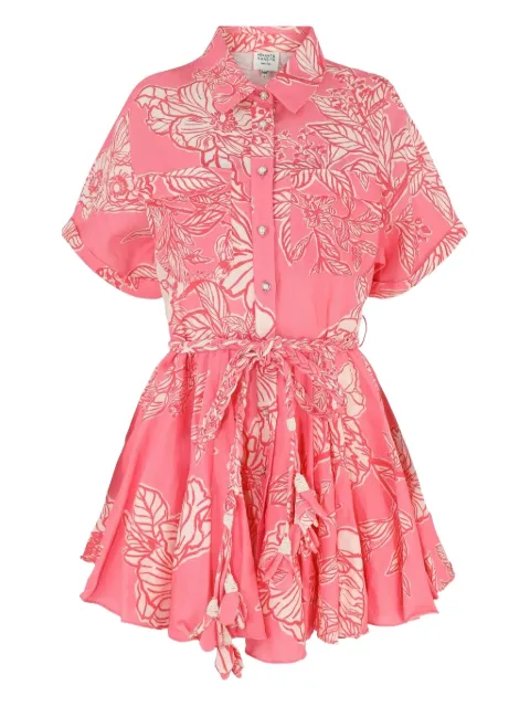 Hemant And Nandita Minikleid mit Blumenprint