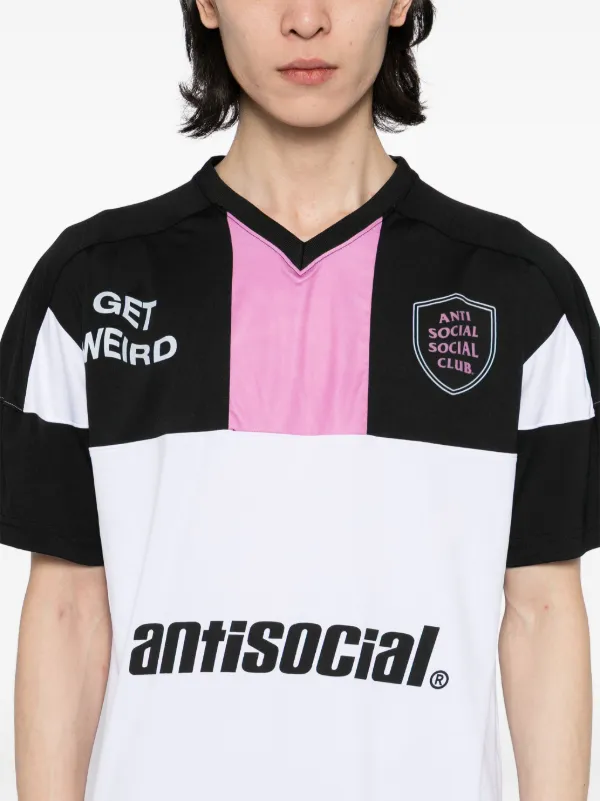 Anti Social Social Club Get Weird Soccer T-Shirt | Weiß