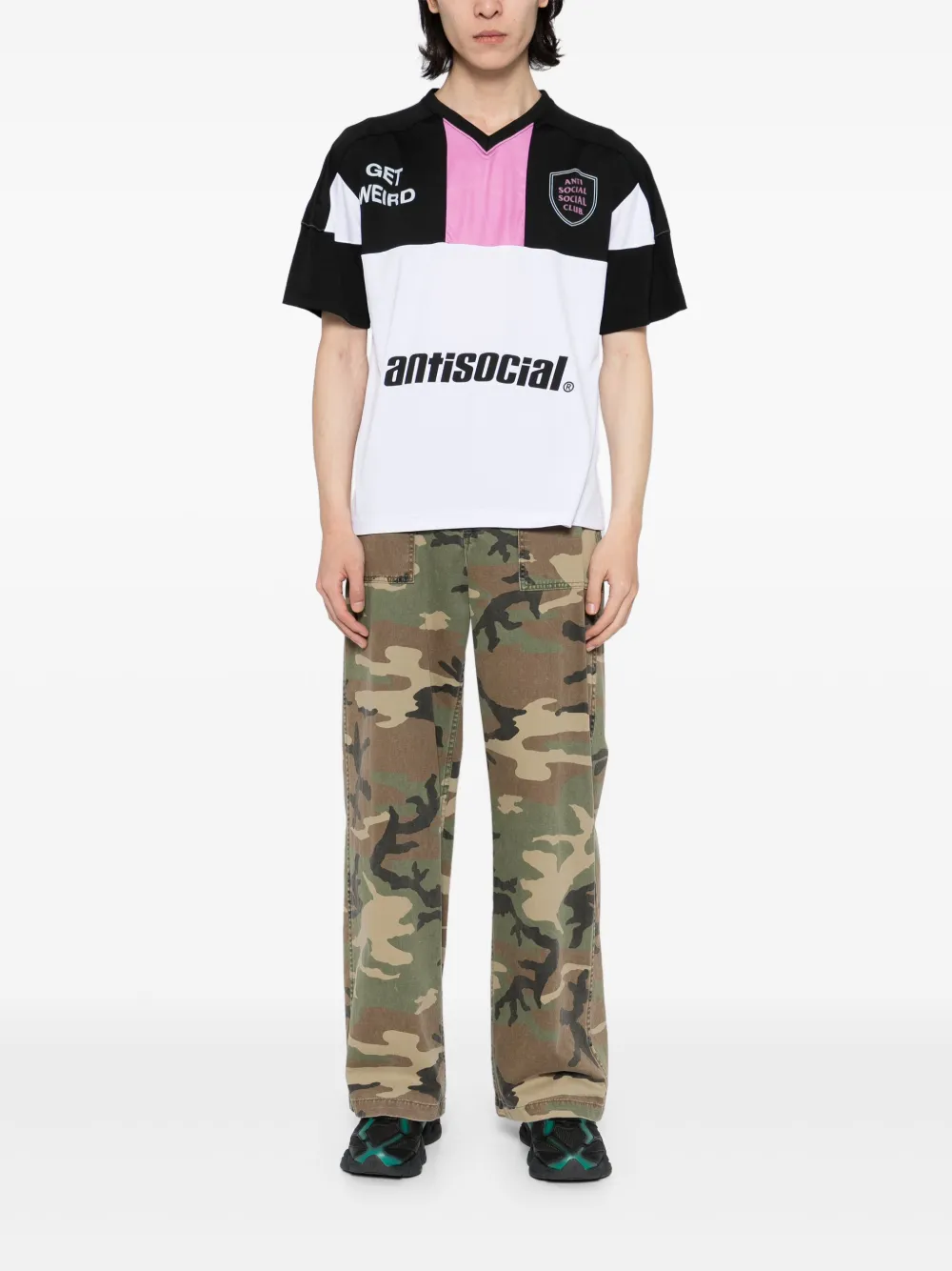 Anti Social Social Club T-shirt met print - Wit