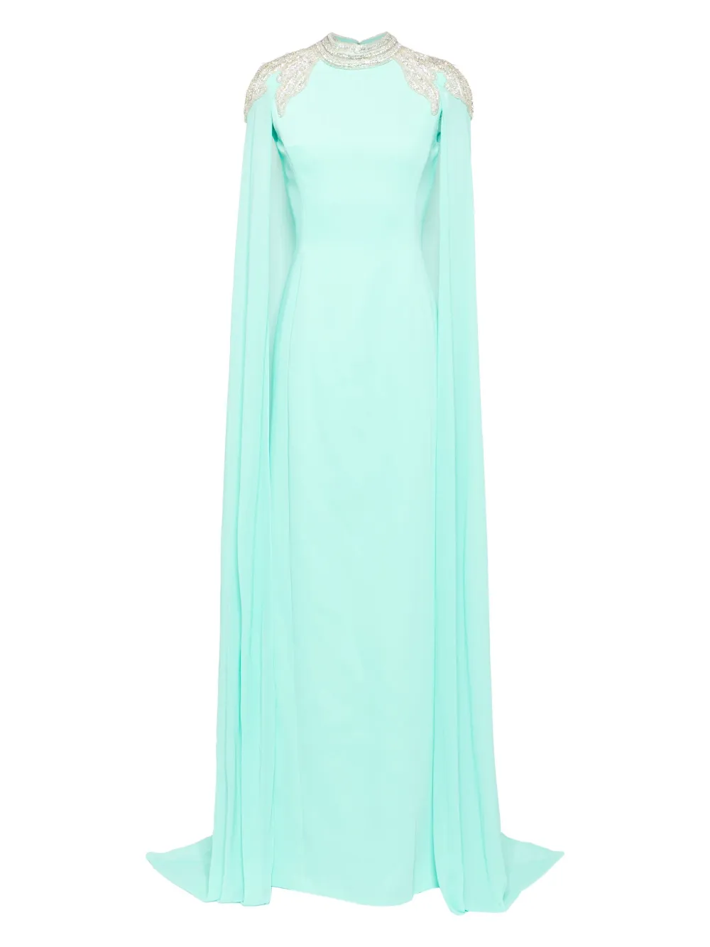 Saiid Kobeisy デコラティブ カフタンドレス - BLEACHED AQUA Saiid Kobeisy デコラティブ カフタンドレス - BLEACHED AQUA