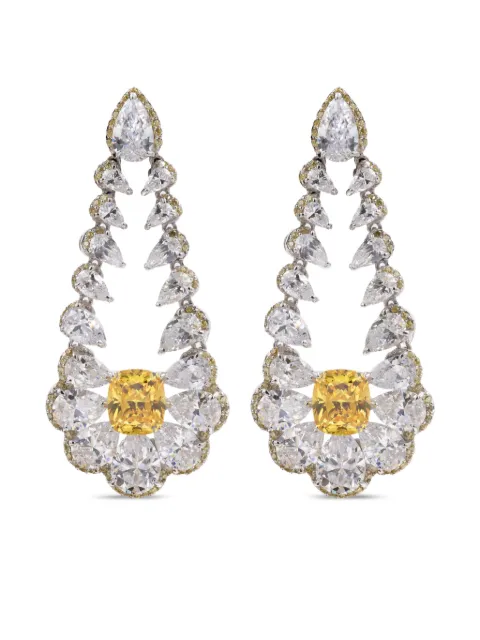 Juwelina Paris أقراط 'ييلو بيكار'
