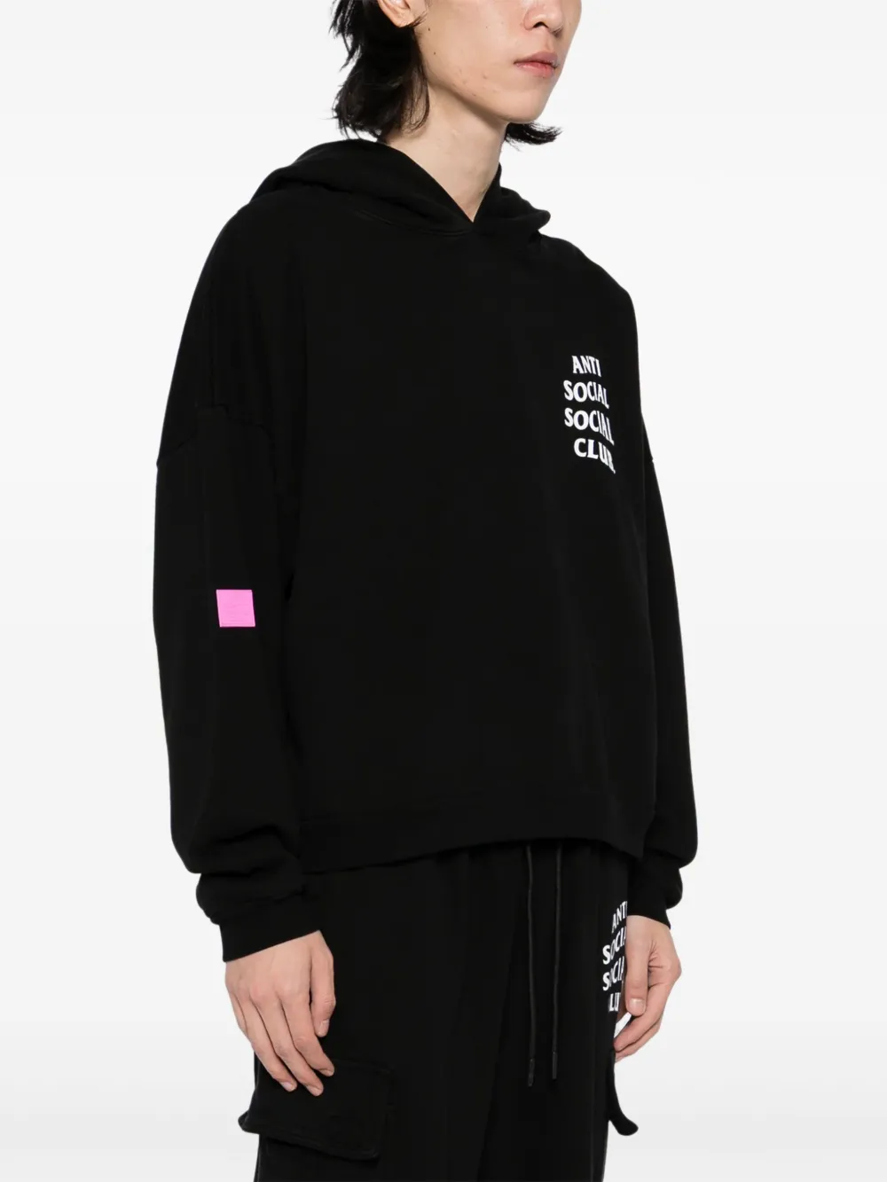Anti Social Club Cozy hoodie Zwart