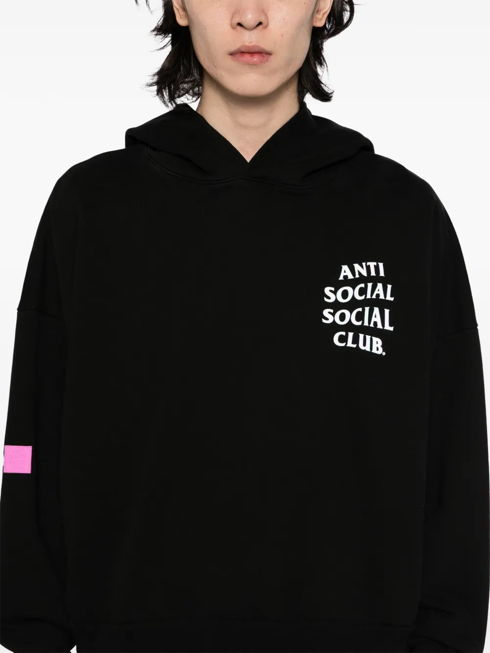 Anti Social Club Cozy hoodie Zwart