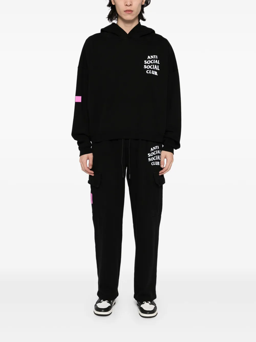 Anti Social Club Cozy hoodie Zwart